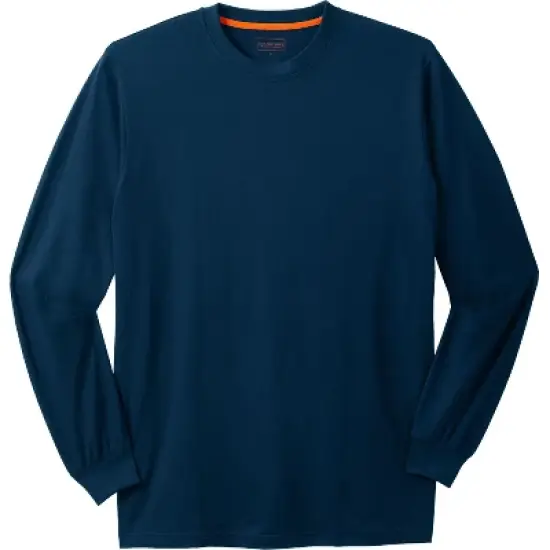 Boulder Creek by KingSize Men's Big & Tall &trade; Heavyweight Long-Sleeve No Pocket Crewneck Tee image {6}
