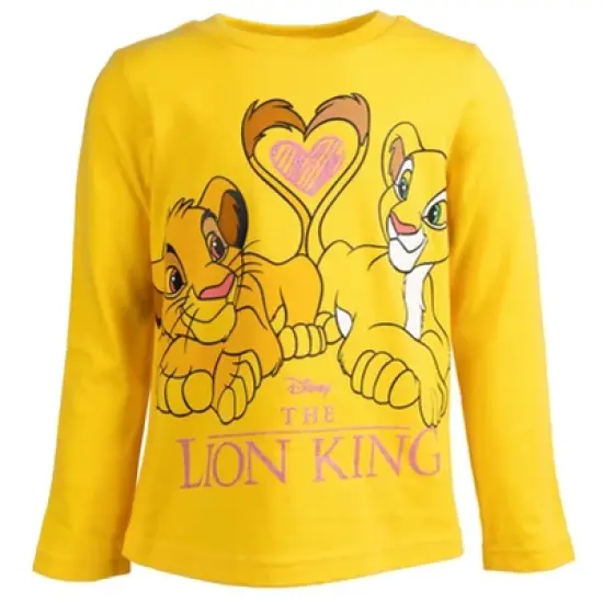 Disney Lion King Nala Simba Girls 2 Pack T-Shirts Little Kid to Big Kid image {1}