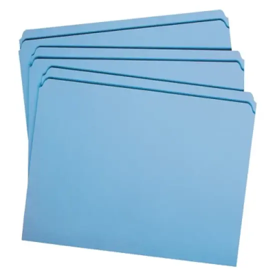 Smead File Folder, Straight Cut, Letter Size, 100 per Box image {1}