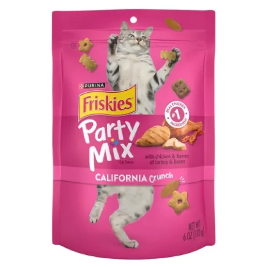 Friskies All Ages Crunchy Cat Treats with Chicken & Bacon Flavor - 6oz image {11}