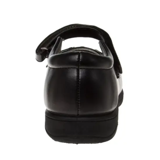 French Toast Girls School Shoes with Flower Details (Little Kids) image {2}