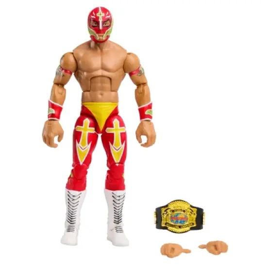 WWE Elite 100 Cruiserweight Belt Rey Mysterio Action Figure image {2}