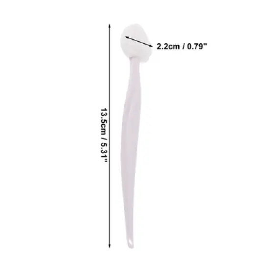 Unique Bargains Soft Plastic Silicone Cleansing Brush Heart-shaped Nose 5.31"x0.87" 1 Pc image {3}