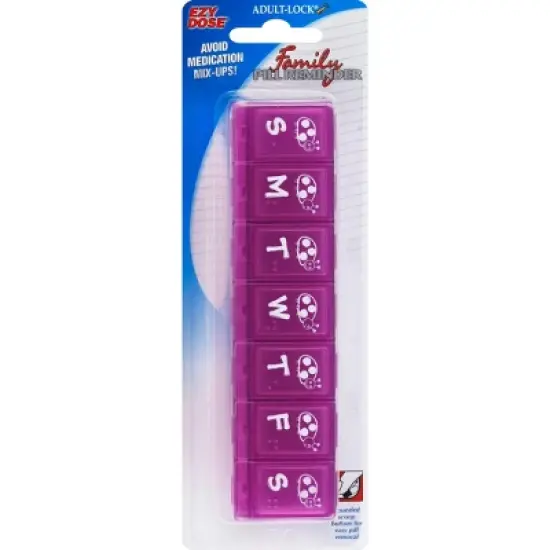 Ezy Dose Weekly Family Lock Pill Reminder Large image {5}