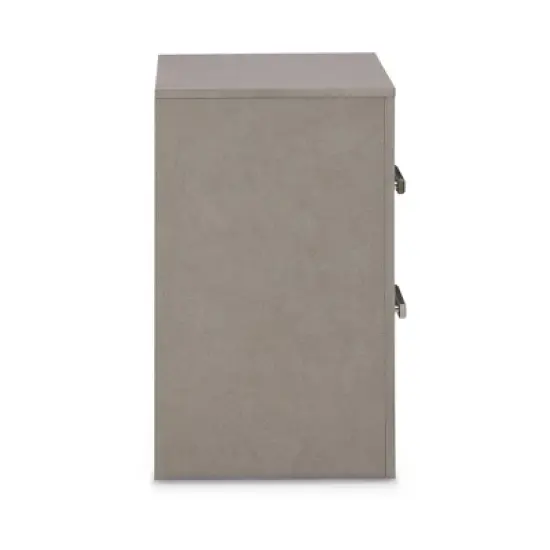 Signature Design by Ashley Contemporary Surancha 2 Drawer Nightstand, Gray image {3}