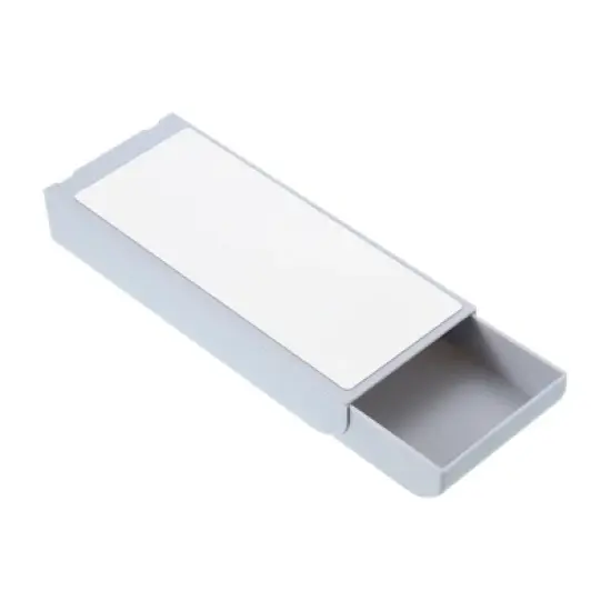 Unique Bargains Slide Out Hidden Self-Adhesive Desk Drawer Storage Organizer 1 Pc image {6}