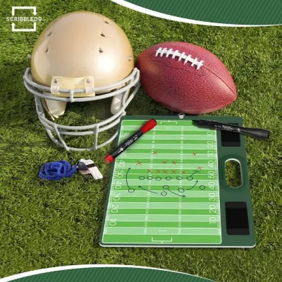 SCRIBBLEDO Football Dry Erase Board for Coaches 15"x10.5" image {7}