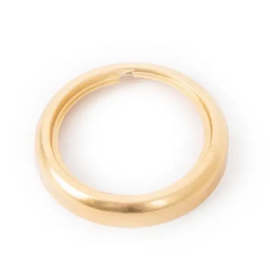 Aladdin Blade Style Burner Collar for Oil Lamps, Glue-On, N122B Brass Finish image {5}