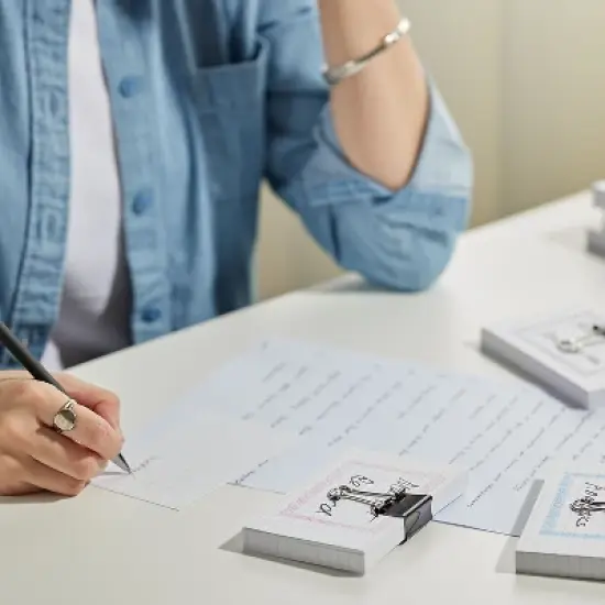 Staples 3" x 5" Graph Ruled White Index Cards 100/Pack TR50996 image {4}