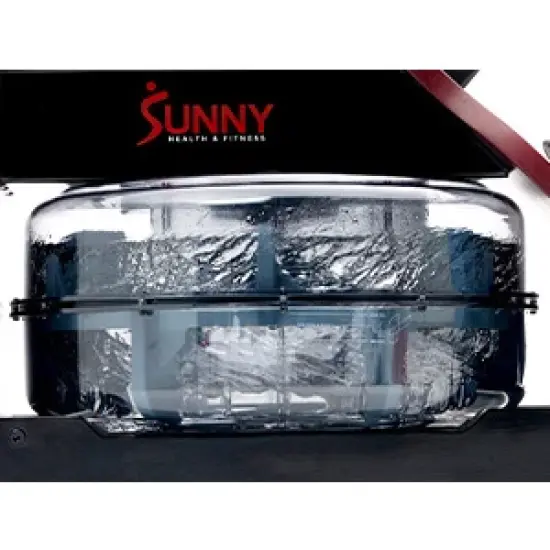 Sunny Health & Fitness Wooden Water Rowing Machine image {9}