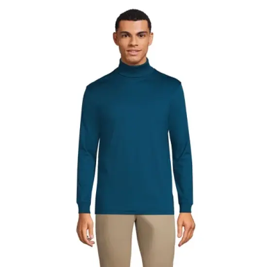 Lands' End Men's Super Soft Supima Turtleneck image {8}