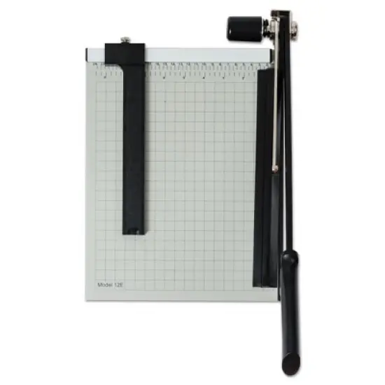 Dahle Vantage Guillotine Paper Trimmer/Cutter, 15 Sheets, 12" Cut Length, Metal Base, 10 x 12.75 image {6}