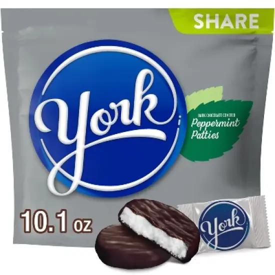York Dark Chocolate Peppermint Patties Candy - 10.1oz image {7}
