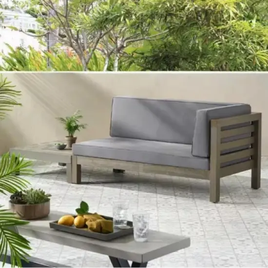 Syemin Patio Seating Sets Outdoor, Featuring Unique Design, Ideal for Chats, Perfect for Gardens, Living Spaces, Gray, 58.25"*30.25"*26.5" image {5}