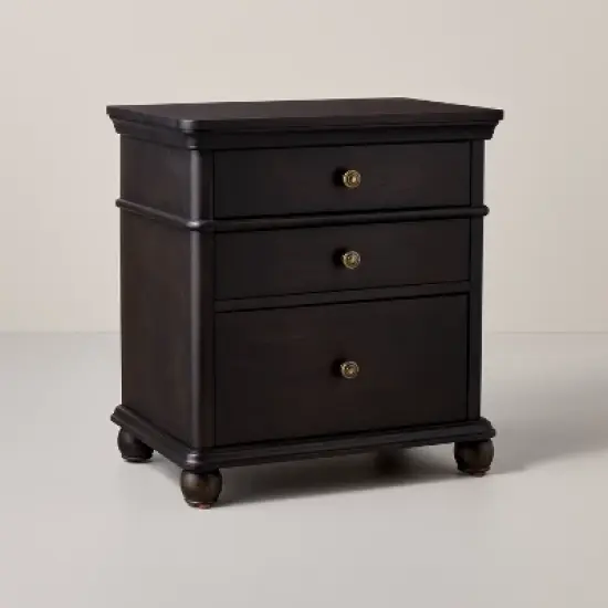 3 Drawer Classic Night Stand - Hearth & Hand&trade; with Magnolia image {7}