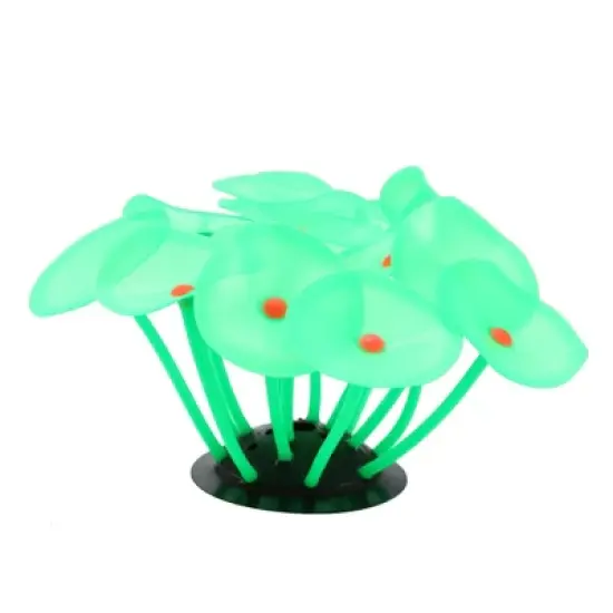 Unique Bargains Silicone Aquarium Simulation Coral Aquatic Plant Fish Tank Landscape Decoration 1 Pc image {8}