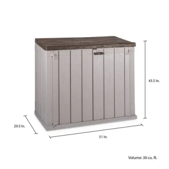 Toomax Stora Way All Weather Outdoor Storage Shed Cabinet image {4}
