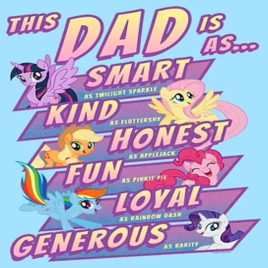 Men's My Little Pony - Friendship is Magic This Dad Is As&hellip; T-Shirt image {1}