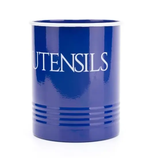 Outshine Co Large Kitchen Utensil Holder and Farmhouse Decor with Matching Salt and Pepper Shakers image {9}