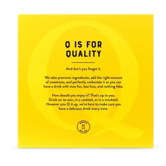 Q Mixers Tonic Water - 4pk/222ml Cans image {5}