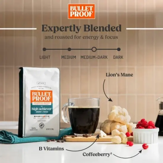 Bulletproof The High Achiever Ground Coffee - 10oz image {1}