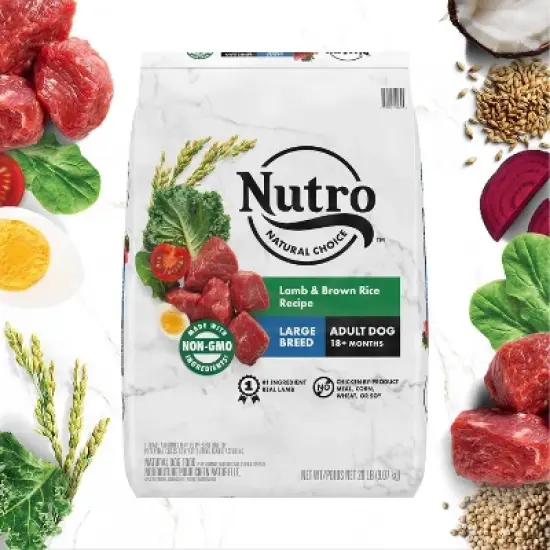 Nutro Natural Choice Lamb and Brown Rice Recipe Large Breed Adult Dry Dog Food image {3}