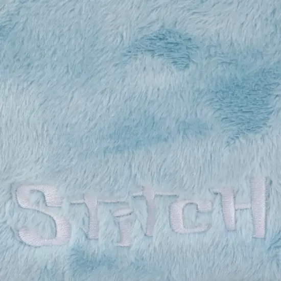 Disney Stitch Embroidered Face Blue 6&rdquo; Beauty Case image {4}