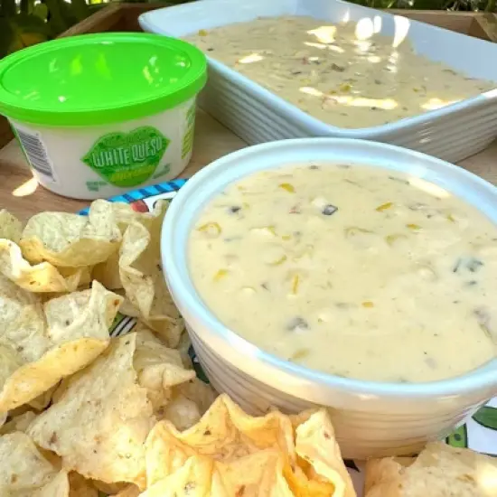 Queso Mama White Queso with Diced Green Chilies - 12oz image {5}
