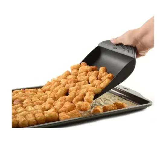 Norpro Mega Scoop Spatula, Black image {1}