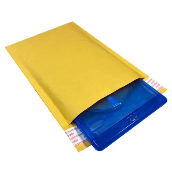 UOFFICE Pack of 1000 Bulk Kraft Bubble Mailers 6.5" x 10" - #0 Self-Seal Padded Envelopes image {2}
