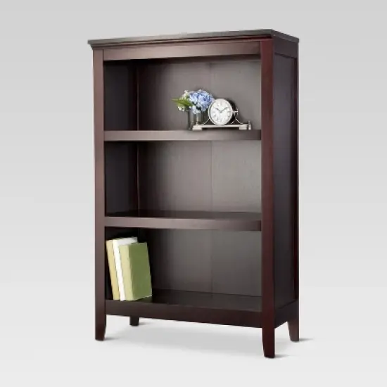 48" Carson 3 Shelf Bookcase - Threshold image {6}