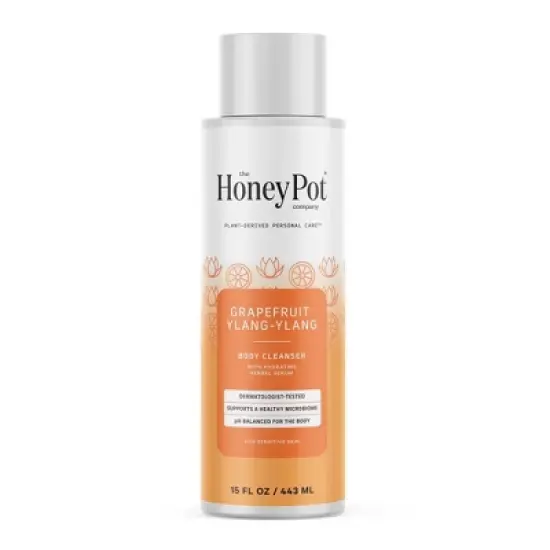 The Honey Pot Company, Grapefruit Ylang Ylang Hydrating Body Cleanser - 15 fl oz image {11}
