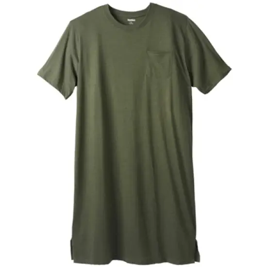 KingSize Men's Big & Tall lightweight t-shirt nightshirt image {6}