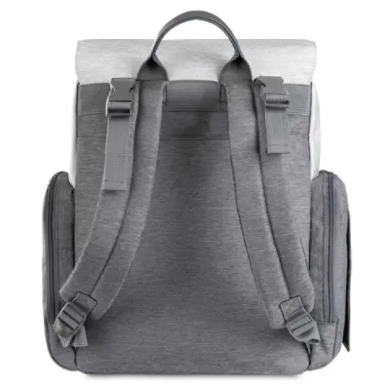 Eddie Bauer Cascade Backpack DIaper Bag - Gray/Pink image {6}