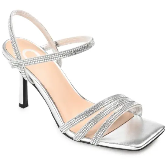 Journee Collection Womens Coraa Tru Comfort Foam Open Toe Mid Stiletto Pumps image {11}