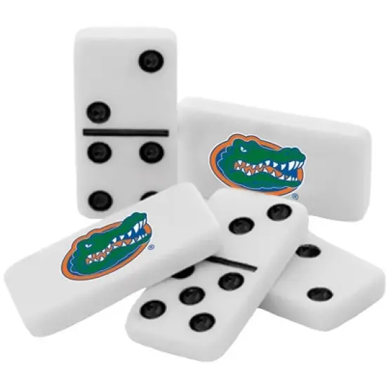 MasterPieces Officially Licensed NCAA Florida Gators 28 Piece Dominoes Game for Adults image {2}