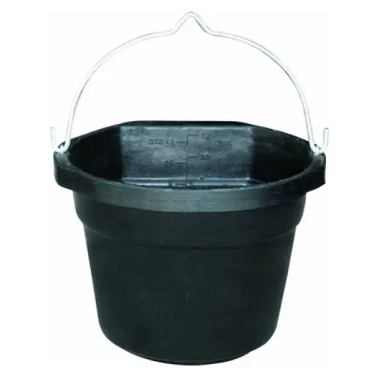 Farm Innovators Rubber Flat Back Heated Bucket with Guard image {1}