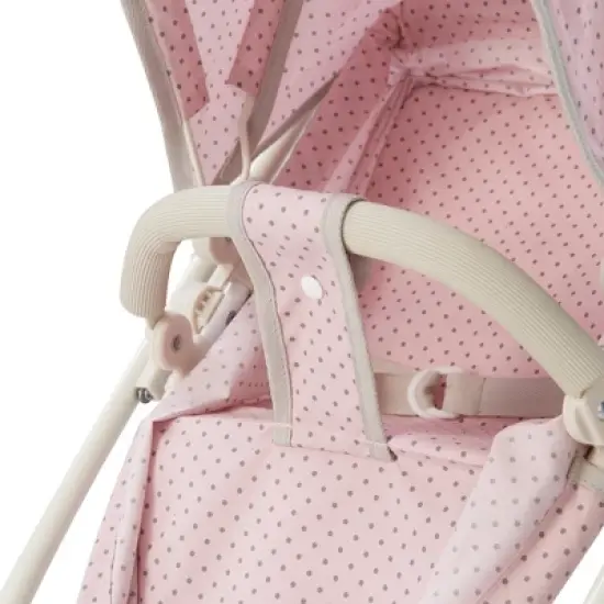 Olivia's Little World 2 in 1 Baby Doll Stroller Pram Foldable Pink/Grey OL-00009 image {11}