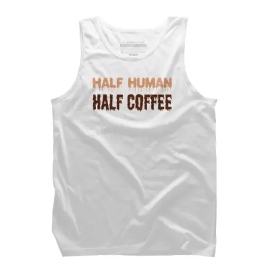 Men's Design By Humans Funny Halloween Costume For Coffee Addicts By TeeShirtMadness Tank Top image {7}