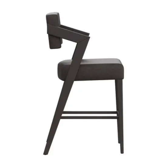 Snyder Stationary Barstool Black - Hillsdale Furniture image {4}