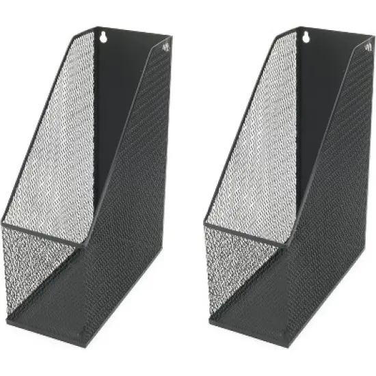 Ybm Home Mesh Steel Wall mount and/or Freestanding Document Sorter - Pack of 2 image {4}