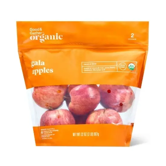 Fresh Organic Gala Apples - 2lb Bag - Good & Gather&trade; image {5}