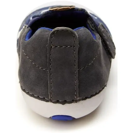 Stride Rite Kids Unisex Atlas Slip-On Sneaker | 3.5 | Navy Shark image {2}