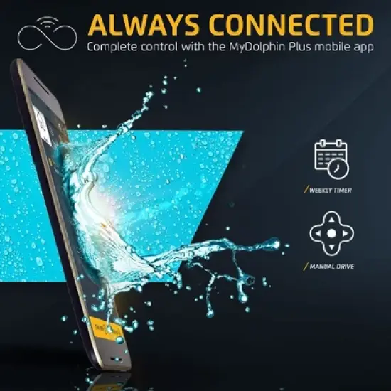 Dolphin Nautilus CC Pro Robotic Pool Vacuum Cleaner with Wi-Fi Included Ultra-Fine Filters In-Ground Pools up to 50 FT in Length image {2}