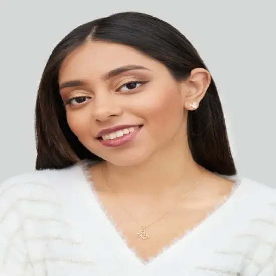 Disney Mickey Mouse 14k Outlined Silhouette Pendant Necklace, 18" image {2}