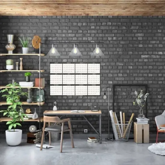 2025 Wall Calendar 24" x 36" Chalkboard Designer Series, Large SwiftGlimpse Erasable: Lay-Flat, Black Wash, All Ages image {2}