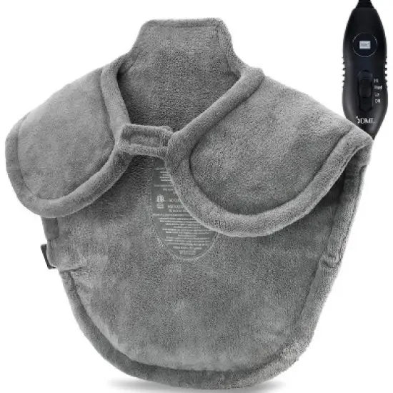 DMI XL Plush Micro-Fleece Neck and Shoulder Heating Pad, Contoured Heat Therapy Sooths Stiff and Tired Muscles, 2-Hour Auto Shut-Off, 3 Heat Settings, image {4}