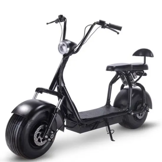 MotoTec Knockout 60v 1000w Electric Scooter Black image {1}