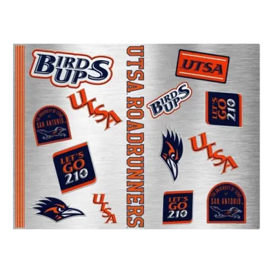 NCAA UTSA Roadrunners Varsity Thirst Water Bottle - 24oz: Stainless Steel, Plastic Lid image {2}
