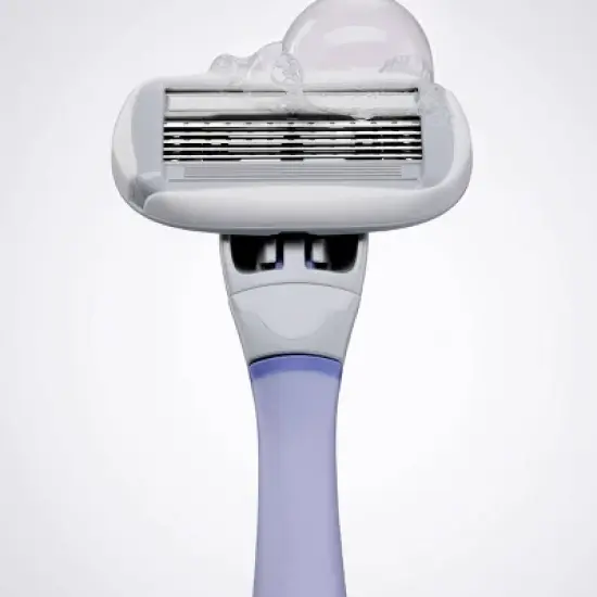 Flamingo Value Pack Non-Disposable Razor with Handle - Lilac - 5ct image {3}